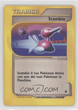 2002 Pokemon e-Card Series - Expedition - [Base] - Italian Reverse Foil #157 - Switch