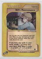 Bill's Maintenance