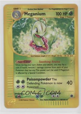 2002 Pokemon e-Card Series - Expedition - [Base] - Reverse Foil #18 - Meganium
