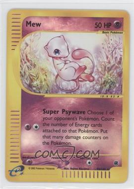 2002 Pokemon e-Card Series - Expedition - [Base] - Reverse Foil #55 - Mew