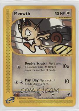2002 Pokemon e-Card Series - Expedition - [Base] #121 - Meowth