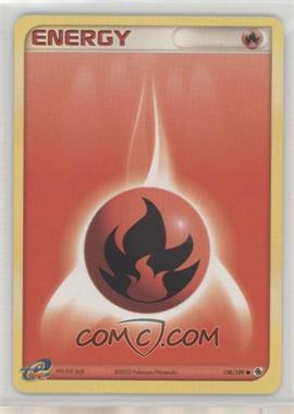 2003 Pokemon EX - Ruby & Sapphire - [Base] #108 - Fire Energy