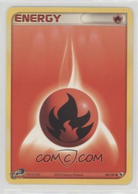 2003 Pokemon EX - Ruby & Sapphire - [Base] #108 - Fire Energy [EX to NM]