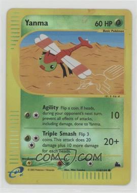 2003 Pokemon e-Card Series - Skyridge - [Base] - Reverse Foil #116 - Yanma