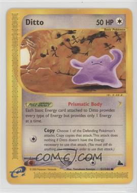 2003 Pokemon e-Card Series - Skyridge - [Base] #51 - Ditto