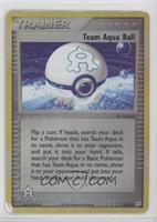 Team Aqua Ball [Poor to Fair]