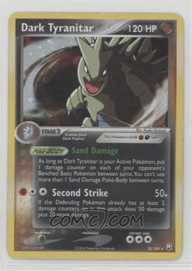 2004 Pokémon - EX Team Rocket Returns - [Base] #20.2 - Dark Tyranitar (Theme Deck Exclusive Holo)