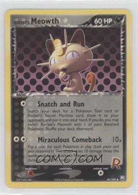 2004 Pokémon - EX Team Rocket Returns - [Base] #46 - Meowth