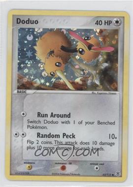 2004 Pokémon EX FireRed & LeafGreen - [Base] - Reverse Foil #62 - Doduo