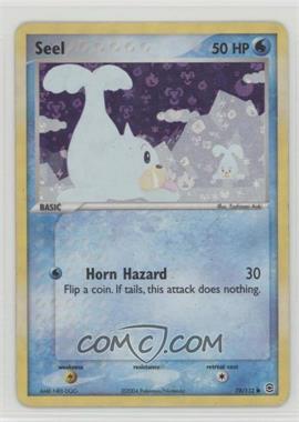 2004 Pokémon EX FireRed & LeafGreen - [Base] - Reverse Foil #78 - Seel [Noted]