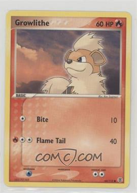 2004 Pokémon EX FireRed & LeafGreen - [Base] #64 - Growlithe