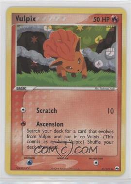 2004 Pokémon EX Hidden Legends - Booster Pack [Base] - Reverse Foil #81 - Vulpix