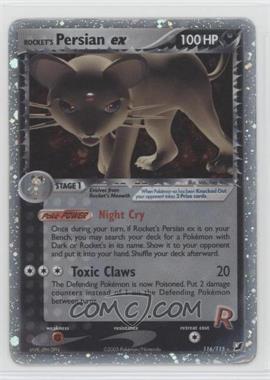 2005 Pokemon - EX Unseen Forces - [Base] #116 - Rocket's Persian ex (Holo) [EX to NM]