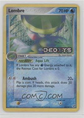 2005 Pokémon EX Deoxys - [Base] - Reverse Foil #33 - Lombre