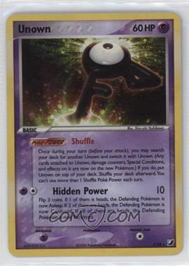 2005 Pokémon EX Unseen Forces - Unown Inserts [Base] #F - Holo - Unown