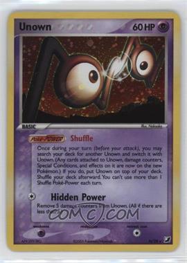 2005 Pokémon EX Unseen Forces - Unown Inserts [Base] #N - Holo - Unown