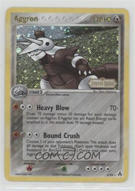 2006 Pokemon EX - Legend Maker - [Base] - Reverse Foil #2 - Aggron