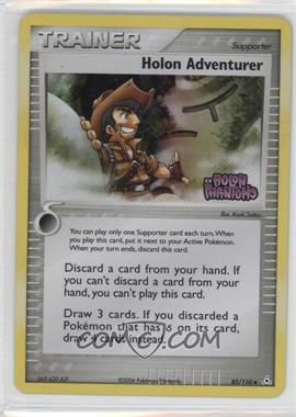 2006 Pokemon EX Holon Phantoms - [Base] - Reverse Foil #85 - Holon Adventurer