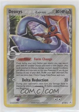 2006 Pokemon EX Holon Phantoms - [Base] #4 - Holo - Deoxys (Delta Species) [Good to VG‑EX]