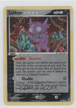 2006 Pokémon EX Crystal Guardians - [Base] #10 - Holo - Sableye