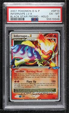 2007-09 Pokémon Diamond & Pearl - Black Star Promos [Base] #DP10 - Infernape Lv. X [PSA 6 EX‑MT]