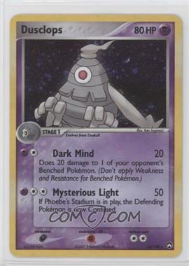 2007 Pokemon - EX Power Keepers - [Base] #14 - Holo - Dusclops [EX to NM]