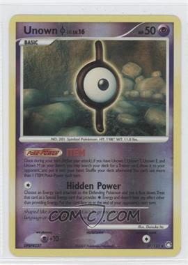 2007 Pokémon Diamond & Pearl - Mysterious Treasures - [Base] - Reverse Foil #37 - Unown