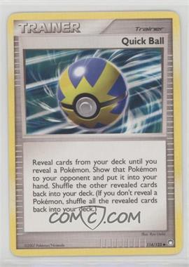 2007 Pokémon Diamond & Pearl - Mysterious Treasures - [Base] #114 - Quick Ball