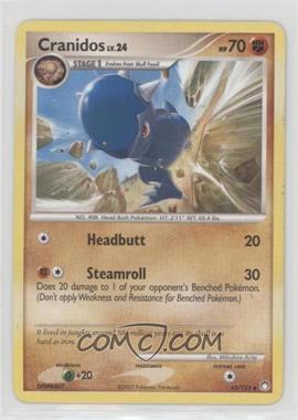 2007 Pokémon Diamond & Pearl - Mysterious Treasures - [Base] #43 - Cranidos [EX to NM]