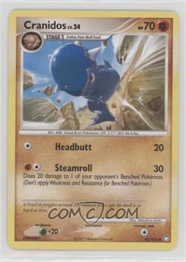 2007 Pokémon Diamond & Pearl - Mysterious Treasures - [Base] #43 - Cranidos