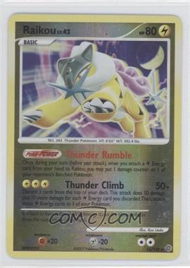 2007 Pokémon Diamond & Pearl - Secret Wonders - [Base] - Reverse Foil #16 - Raikou