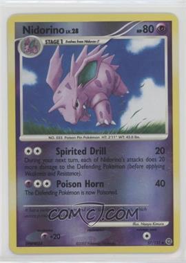 2007 Pokémon Diamond & Pearl - Secret Wonders - [Base] - Reverse Foil #57 - Nidorino