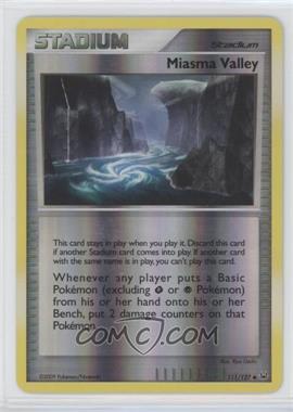 2009 Pokémon - Platinum - [Base] - Reverse Foil #111 - Miasma Valley