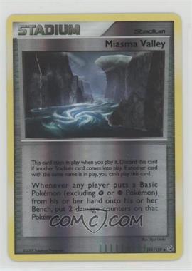 2009 Pokémon - Platinum - [Base] - Reverse Foil #111 - Miasma Valley