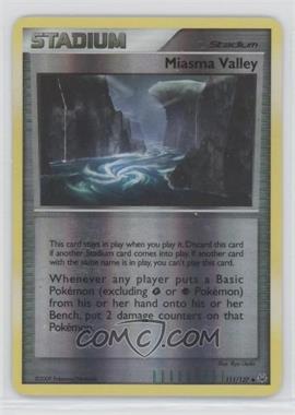 2009 Pokémon - Platinum - [Base] - Reverse Foil #111 - Miasma Valley