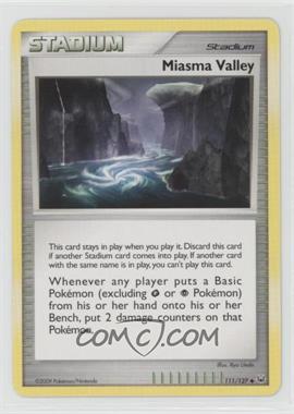 2009 Pokémon - Platinum - [Base] #111 - Miasma Valley