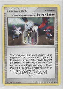2009 Pokémon - Platinum - [Base] #117 - Team Galactic's Invention G-103 Power Spray