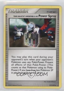 2009 Pokémon - Platinum - [Base] #117 - Team Galactic's Invention G-103 Power Spray