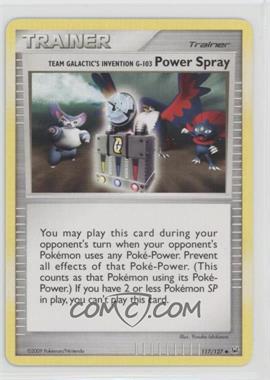 2009 Pokémon - Platinum - [Base] #117 - Team Galactic's Invention G-103 Power Spray