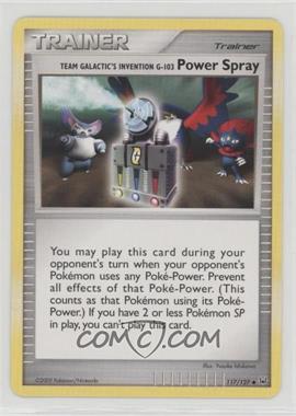 2009 Pokémon - Platinum - [Base] #117 - Team Galactic's Invention G-103 Power Spray