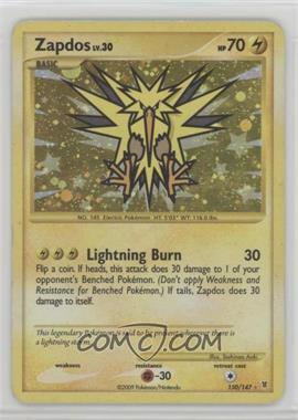 2009 Pokémon Platinum - Supreme Victors - [Base] #150 - Zapdos (Holo) [Good to VG‑EX]