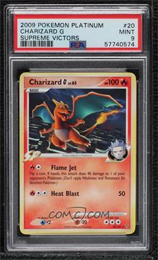 2009 Pokémon Platinum - Supreme Victors - [Base] #20 - Charizard G [PSA 9 MINT]