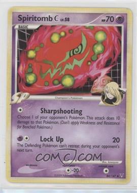 2009 Pokémon Platinum - Supreme Victors - [Base] #84 - Spiritomb C [EX to NM]