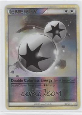 2010 Pokémon - HeartGold & SoulSilver - [Base] - Reverse Foil #103 - Double Colorless Energy