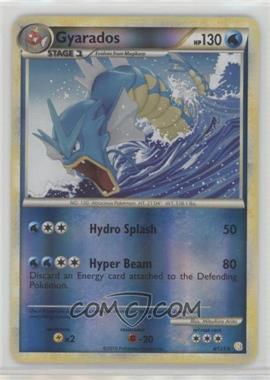 2010 Pokémon - HeartGold & SoulSilver - [Base] - Reverse Foil #4 - Gyarados [EX to NM]