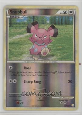 2010 Pokémon - HeartGold & SoulSilver - [Base] - Reverse Foil #82 - Snubbull