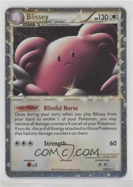 2010 Pokémon - HeartGold & SoulSilver - [Base] #106 - Blissey [EX to NM]