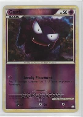 2010 Pokémon HeartGold & SoulSilver - Triumphant - [Base] - Reverse Foil #63 - Gastly