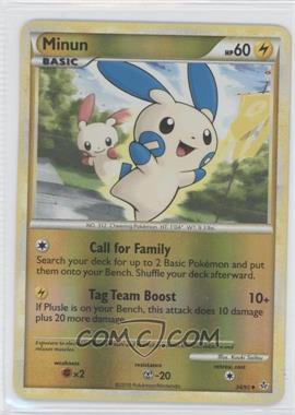 2010 Pokémon HeartGold & SoulSilver - Unleashed - [Base] - Reverse Foil #34 - Minun