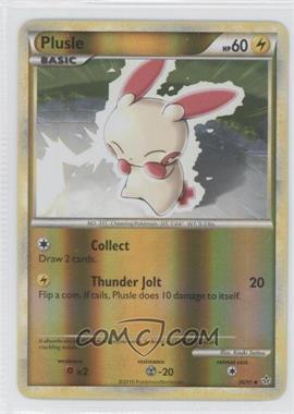 2010 Pokémon HeartGold & SoulSilver - Unleashed - [Base] - Reverse Foil #36 - Plusle